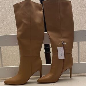 Nine West Camel Heeled Boots